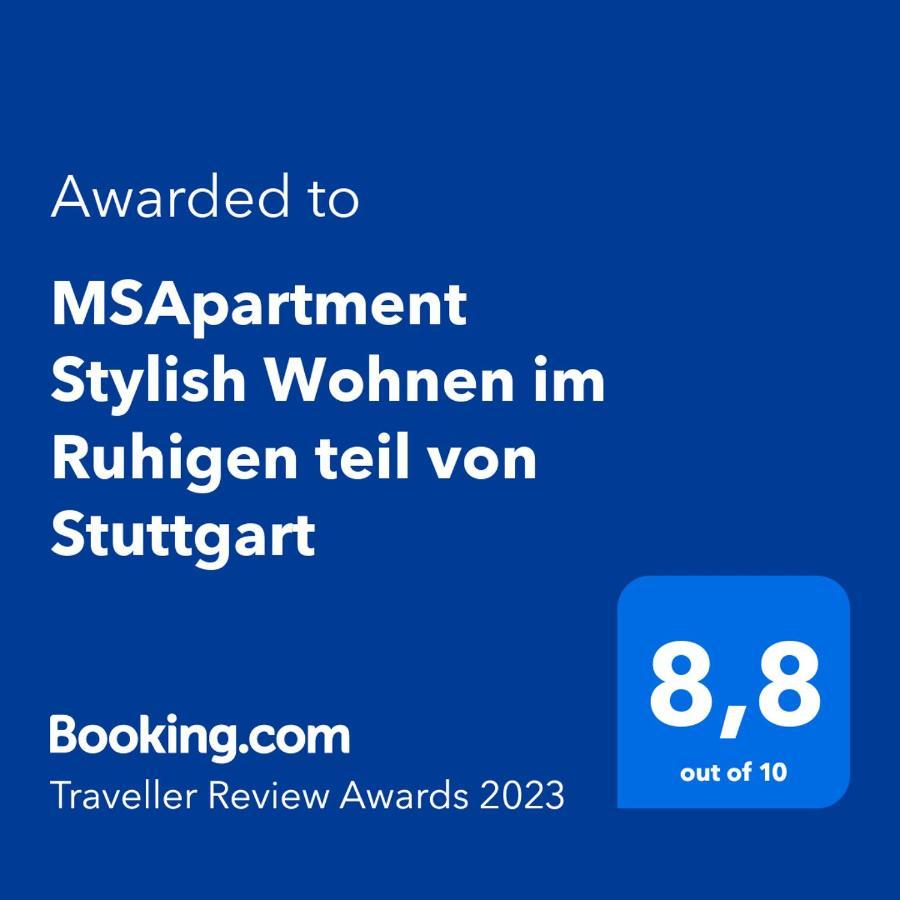 Msapartment Stylish Wohnen In Stuttgart Exterior photo